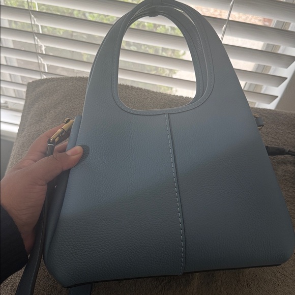 Coach Light Blue Leather Shoulder Bag - Picture 2 of 3